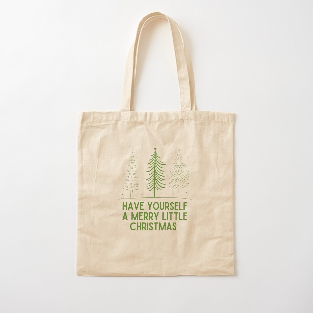 Christmas Tote - Holiday Song Inspired Cotton Totes by Brown’s General - Picture 12 of 15